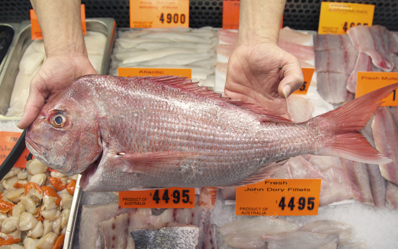 Whole snapper